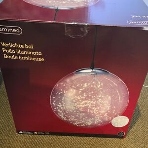 Micro LED ball plastic hanging transparant/warm 15.7 Inch 300 Led Holiday